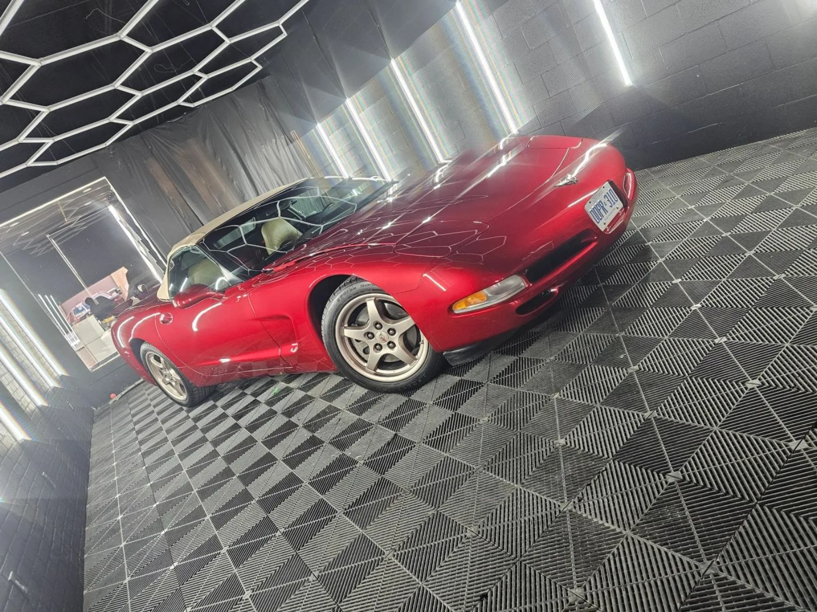 Chevrolet Corvette convertible after paint correction in Bradford